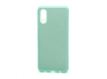                                     Чехол силикон-пластик Samsung A02/M02 Fashion с блестками зеленый 