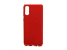                                     Чехол силикон-пластик Samsung A02/M02 Fashion с блестками красный
