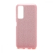                                 Чехол силикон-пластик Huawei P Smart 2021/Y7a Fashion с блестками розовый#1748150