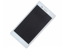 Дисплей Sony D5102/D5103 (T3) в сборе с тачскрином Белый