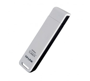 Адаптер USB TP-LINK, беспроводной, TL-WN821N, стандарта N, 802.11b/g/n, USB 2.0, 300 Mb/б#44317