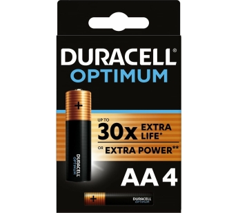 Элемент питания DURACELL LR6 BL4 OPTIMUM CN (64)#1804887