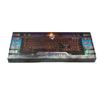 Клавиатура Dialog KGK-21U Gan-Kata мембранная игровая с подсветкой USB (повр. уп.) (black) (219305)#1882834