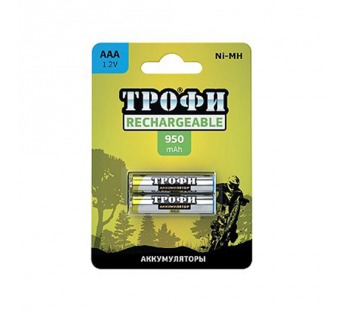 Аккумулятор ТРОФИ R03 (950 mAh) BL 2/20/240#48369