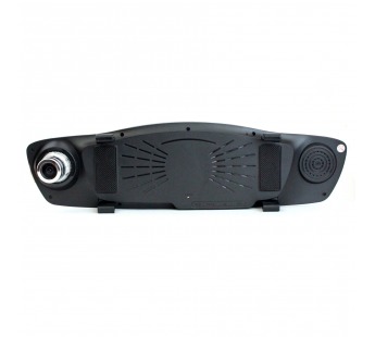Автомобильный видеорегистратор зеркало L903 (L701) + выносная камера 1080 HD (серебро)#51261
