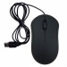 Мышь оптическая RITMIX ROM-111 черная, USB. Разрешение: 800 dpi. Кнопок: 2 + колес кнопка.#53660