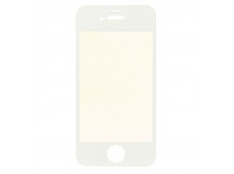 Защитное стекло зеркальное Glass хамелеон для Apple iPhone 4 (white/gold)