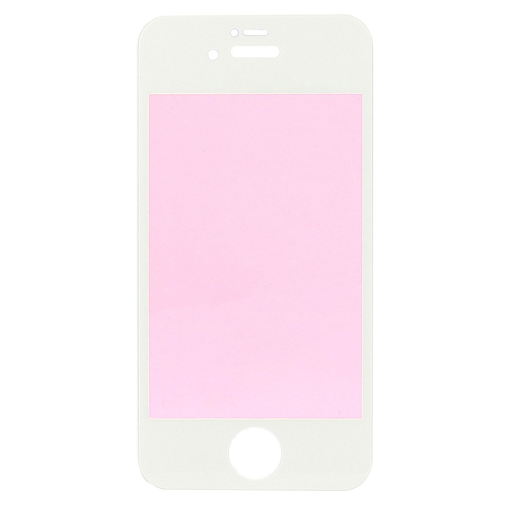 Защитное стекло зеркальное Glass хамелеон для Apple iPhone 4 (white/red)  купить по цене 70₽, описание, характеристики в интернет-магазине SNPMarket