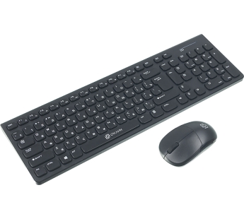 Беспроводной набор (клавиатура+мышь) ОКЛИК 220М чёрный [30.05.24], шт#2013737