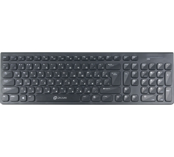 Беспроводной набор (клавиатура+мышь) ОКЛИК 220М чёрный [30.05.24], шт#2013738