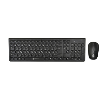 Беспроводной набор (клавиатура+мышь) ОКЛИК 220М чёрный [30.05.24], шт#2013733