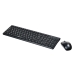 Беспроводной набор (клавиатура+мышь) ОКЛИК 220М чёрный [30.05.24], шт#2013734