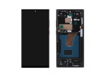 Дисплей для Samsung S918B Galaxy S23 Ultra в рамке + тачскрин (зеленый) 100%