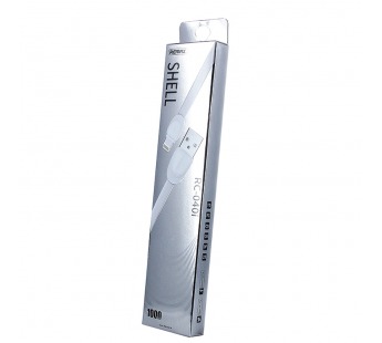 Кабель USB - Apple lightning Remax RC-040i Shell для Apple iPhone 5 100см(white)#58982