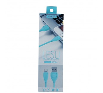 Кабель USB (Apple lightning) Remax RC-050i Lesu для Apple iPhone 5 100см  (sky blue)#59010