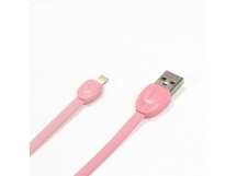 Кабель USB (Apple lightning) Remax RC-040i Shell для Apple iPhone 5 100см(pink)