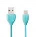 Кабель USB (Apple lightning) Remax RC-050i Lesu для Apple iPhone 5 100см  (sky blue)#59012