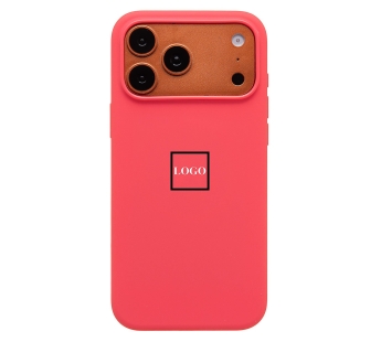 Чехол-накладка ORG Silicone Case с анимацией для "Apple iPhone 17 Pro Max" (bright guava pin(244673)#2160950
