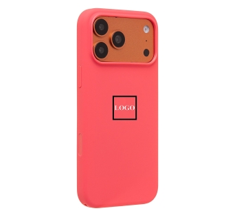 Чехол-накладка ORG Silicone Case с анимацией для "Apple iPhone 17 Pro Max" (bright guava pin(244673)#2160952