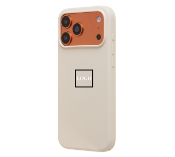 Чехол-накладка ORG Silicone Case с анимацией для "Apple iPhone 17 Pro Max" (vanila color) (244674)#2160948