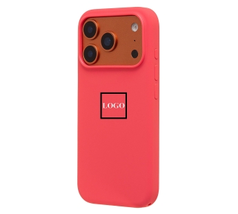Чехол-накладка ORG Silicone Case с анимацией для "Apple iPhone 17 Pro" (bright guava pink) (244671)#2160961