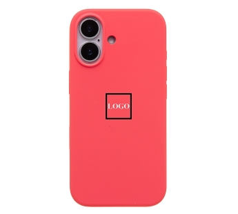 Чехол-накладка ORG Silicone Case с анимацией для "Apple iPhone 17" (bright guava pink) (244669)#2160966