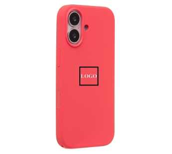 Чехол-накладка ORG Silicone Case с анимацией для "Apple iPhone 17" (bright guava pink) (244669)#2160968