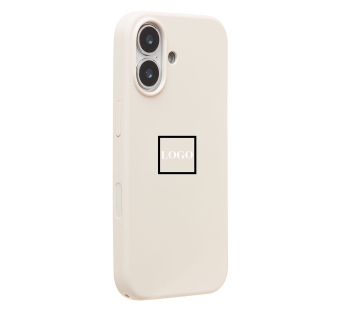 Чехол-накладка ORG Silicone Case с анимацией для "Apple iPhone 17" (vanila color) (244675)#2160959