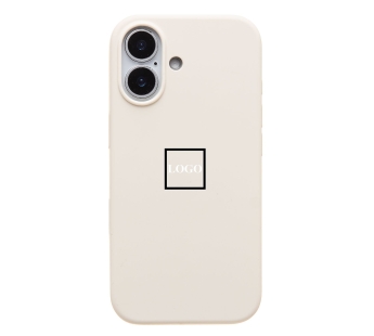 Чехол-накладка ORG Silicone Case с анимацией для "Apple iPhone 17" (vanila color) (244675)#2160957