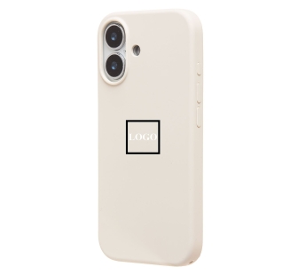 Чехол-накладка ORG Silicone Case с анимацией для "Apple iPhone 17" (vanila color) (244675)#2160958