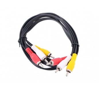 Кабель TELECOM 3xRCA (M) - 3xRCA (M), 1,5m#60752