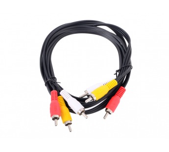 Кабель TELECOM 3xRCA (M) / 3xRCA (M), 2 м.#60754