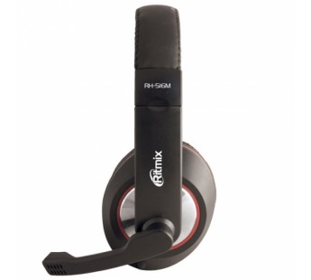 Гарнитура RITMIX RH-516M. Накладная, закрытого типа. Диапазон частот: 20-20000 Гц#60586