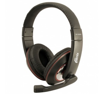 Гарнитура RITMIX RH-516M. Накладная, закрытого типа. Диапазон частот: 20-20000 Гц#60584