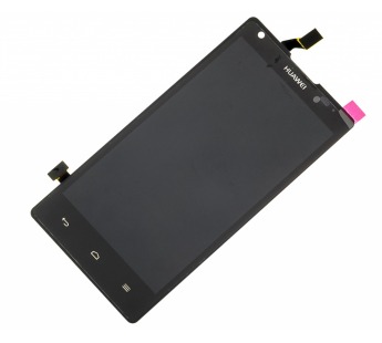 Дисплей для Huawei Ascend G700 в сборе с тачскрином Черный#113141
