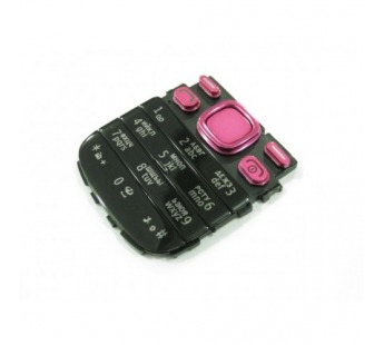 Клавиатура Nokia 2690 Черный с розовым#12047