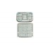 Клавиатура Nokia E65 комплект серебро#11790