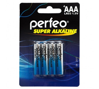 Батарейка LR03 PERFEO Super Alkaline BL4#71732