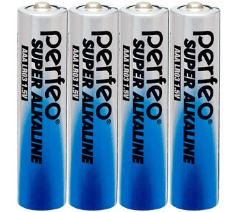 Батарейка LR03 PERFEO Super Alkaline Sh 4/60#71730