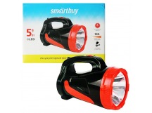 Фонарь SMARTBUY SBF-355-K, черный, аккумуляторный, 5W