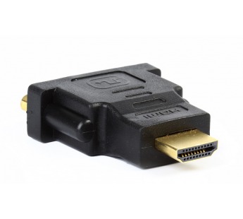 Адаптер SMART BUY HDMI M - DVI 25 F, чёрный. Адаптер для подключения монитора с DVI разъемом к видеокарте, имеющей HDMI разъем. Разъемы переходника: HDMI M, DVI 25 F. (1/500)#71850