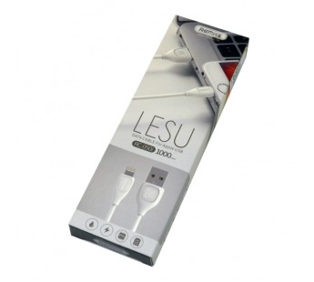 Кабель USB - Apple lightning Remax RC-050i Lesu для Apple iPhone 5 100см (белый)#72260