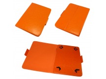 Чехол подставка универсальный для планшетов с 4-мя выдвижными креплениями 10" оранжевый