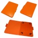 Чехол подставка универсальный для планшетов с 4-мя выдвижными креплениями 10" оранжевый#72240