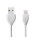 Кабель USB - Apple lightning Remax RC-050i Lesu для Apple iPhone 5 100см (белый)#72262