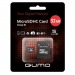 MicroSD 32 Gb Qumo +SD адаптер (Class 10 UHS-I)#74770