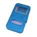 Чехол универсальный с окошком и силиконовой вставкой с имитацией царапин 5 голубой#75206