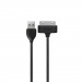 Кабель USB - Apple 30-pin Remax Lesu для iPhone 4 (черный) 1m RC-050i#76656