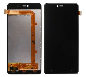 Дисплей для Highscreen Power Rage в сборе с тачскрином Черный#78605