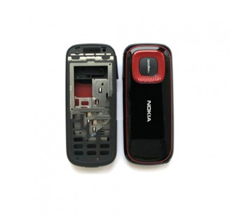 Корпус для Nokia 5030 (Черный с красным)#66820